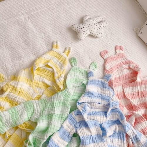Gauze Fabric Soft Cotton 6 Layer Kids Bathrobe For Boys and Girls Children Hooded Bath Towel Sweatsuit Szlafrok