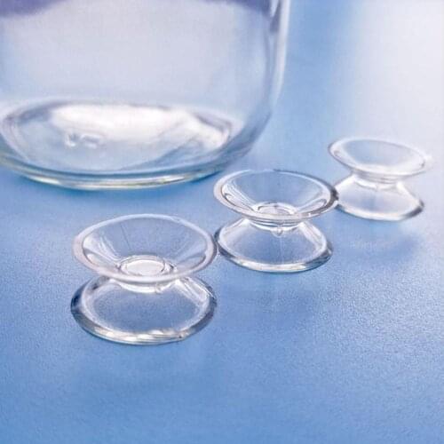 Double Sided Suction Cup Sucker Pads For Glass PVC Transparent Suction Double-sided Bathroom Diameter Plastic Lightweight C S8P6