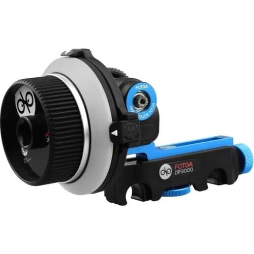 FOTGA DP3000 DSLR Quick Release Clamp Follow Focus for 15mm Rod Rig Canon 5D II III