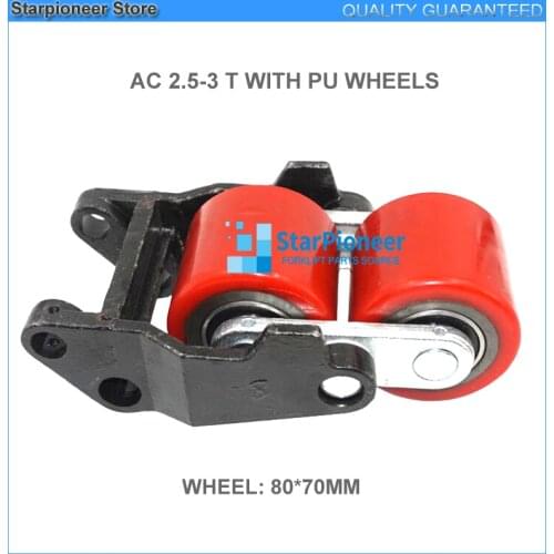 Noblelift Hydraulic forklift Wheel frame with wheels Noblift Hydraulic Pallet Truck Wheel frame PU wheels Nylon wheel