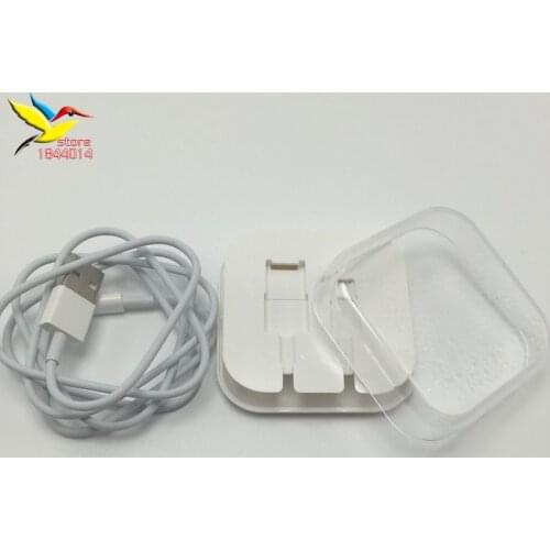 Good quality fast charger white 1M in crystal box For iphone X 8 7 5 / 5s 6 / 6s i8 IOS 8 9 10 Data USB cable od3.0 mm 100PCS