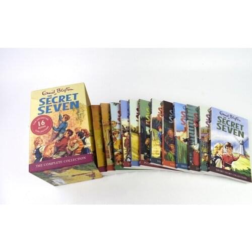 9-12 year 16 book/set Enid Blyton Secret Seven Collection Extracurricular reading of childrens English Chapter Novels Books