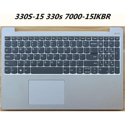 95% New Top case Palmrest Upper Cover keyboard housing For Lenovo Ideapad 330S-15 330s 7000-15IKBR