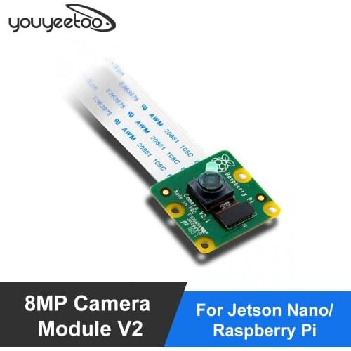 Jetson Nano/Raspberry Pi 8MP Camera Module V2 , IMX219, Compatible with Raspberry pi 3 Module / B+ and Tinker Board