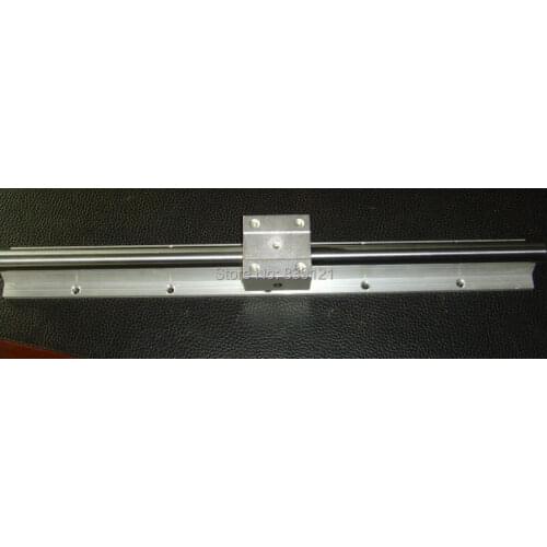 Low price for China linear round guide rail guideway SBR20 rail 500mm take with 1 block slide bearings