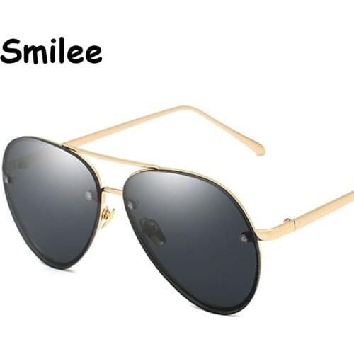 2020 New Pilot Sunglasses Woman Luxury Alloy Sunglasses Retro Designer Ocean Lens Sunglasses Men Driving Glasses UV400