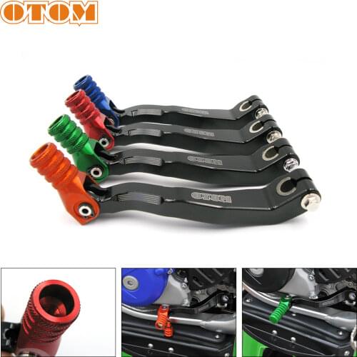 OTOM Motorcycle Shift Lever Spline Inlaid Iron Sleeve Wheelbase 111mm Equipped Pedal Lateral Extension Head For NC250 Gear Parts