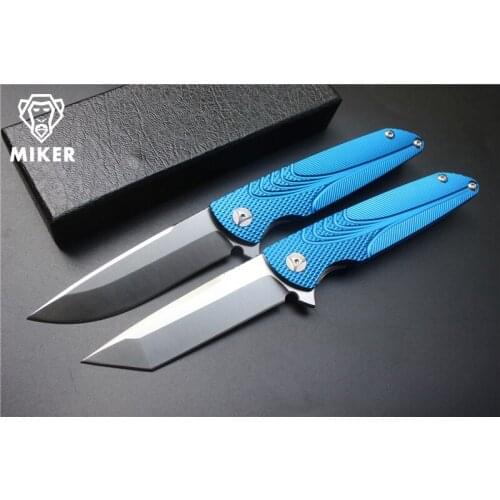 10 Style MIKER folding knife Tactical Survival knives Typhoon Flipper Bearing Knife D2 blade outdoor edc hand tool hunting knife