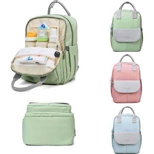 Mommy Bag Large Capacity Nappy Backpack Mummy Stroller Bag Mom Baby Multi-function Waterproof Portable Travel Diaper Bags