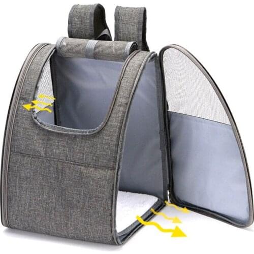 Pet Outing Bag Portable Breathable Cat Carrier Bag Dog Backpack Pet Supplies 4 colors