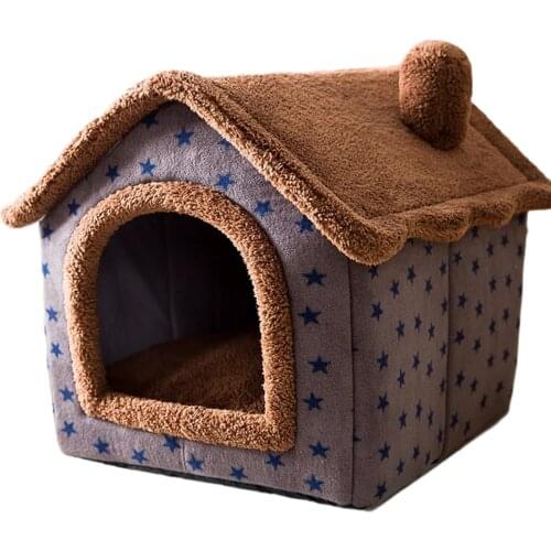Warm Comfortable Cat House Cat Pet Bed Soft Nest Kennel Kitten Bed House Sleeping Bag Pets Tent Cozy House Cave Dropshipping