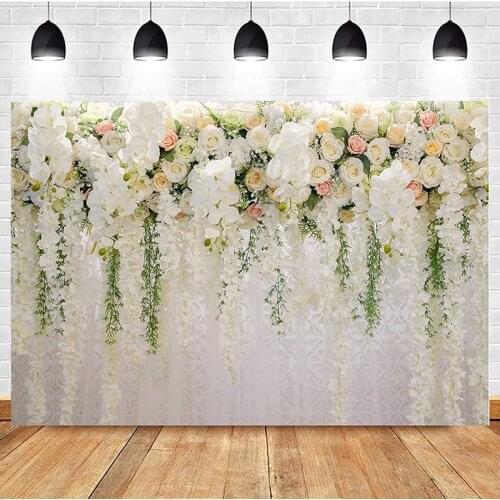 Background Cloth Scene Decoration Rose Flower Wedding Photography Baby Girl Birthday Party Photo Studio Props New