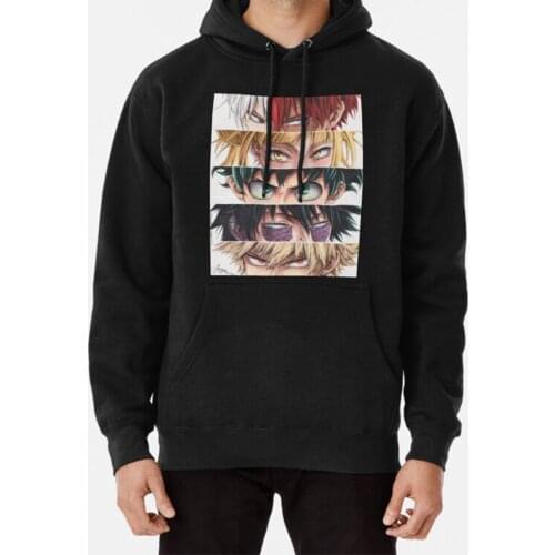Heroes Eyes Hoodie Bnha Mha Todoroki Shouto Toga Himiko Midoriya Izuku Dabi Bakugou Katsuki O0kawaii0o Anime Manga