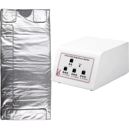 Body Shaper Weight Loss Far Infrared Sauna Blanket, 3 Zone Controller Professional Detox Therapy Beauty Machine Body