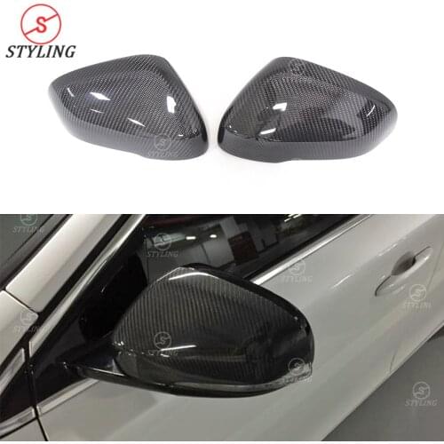V60 Carbon Fiber Mirror Cover For Volvo S60 V40 Rear Side View Mirror Cover Caps Replacement style 2012 2013 2014 2015 2016 2017