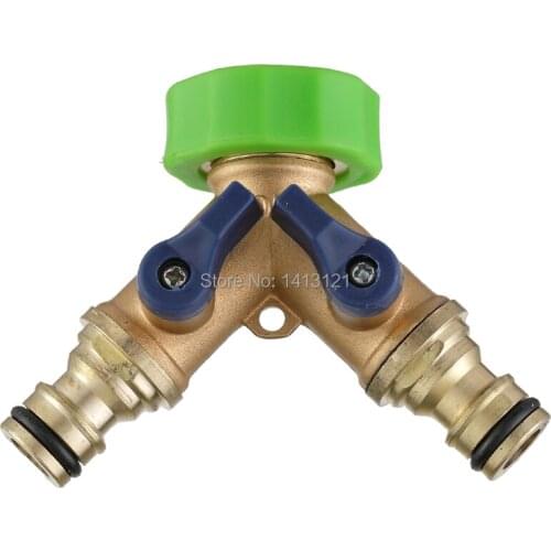 Y Type Connector Valve Multifunctional Water Gun Separator Garden Irrigation Watering Flower Hose Splitter Pump