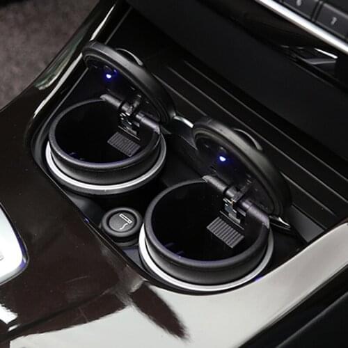 1 car LED ashtray for Volvo S40 S60 S80 XC60 XC90 V40 V60 C30 XC70 V70/Mini Cooper R50 R52 R53 R55 R56