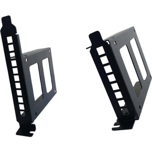 2PCS PCI Slot 2.5Inch IDE/SATA/SSD/HDD Rear Panel Mount Bracket Hard Drive Adapter Tray, Full-Height & Half-Height