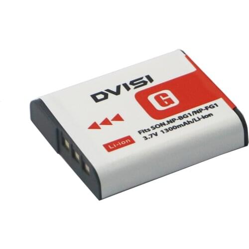 3.7 V 1300mah Camera Digital Battery for Sony NP-BG1 NP-FG1 DSC-H3 DSC-W70 BC-CSGE BC-CSGD W30