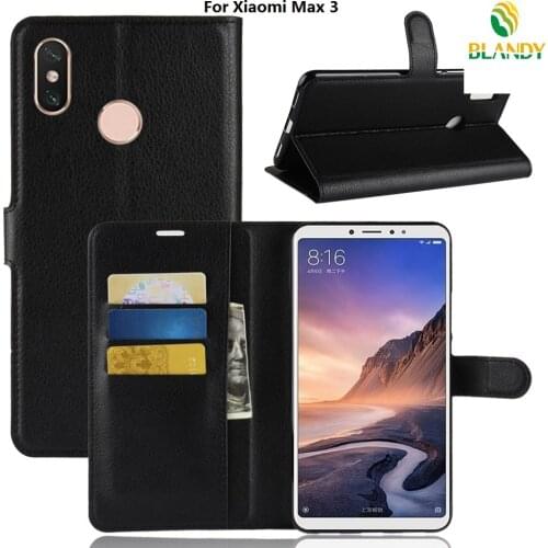 50pcs/lot For Xiaomi Mi Mix 2 Lychee Wallet Leather TPU case cover For Xiaomi Mi Max Max 3 2