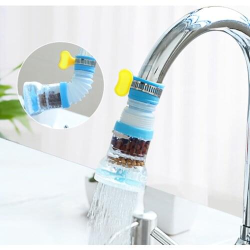 1PCS Faucet Filter Nozzle Splash-proof Reusable Kitchen Faucet Aerator Water Tap Head Water Saving Rotary Filter Nozzle