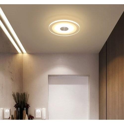 Acrylic Led Ceiling Light Modern Aisle Corridor Living Room Balcony Bedroom Ceiling Lamp Simple Front Porch Decor Light Fixtures