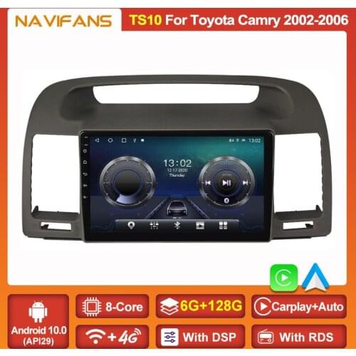 API30 Android 11 Octa Core For Toyota Camry 5 XV 30 2002 - 2006 Car Radio Multimedia Video Player Navigation GPS 6G RAM 128G ROM