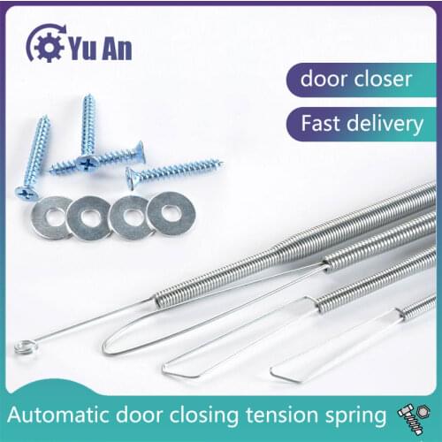 Door Closing Spring, Door Closing Artifact, Door Closer, Cylindrical Spiral Coil Extension Door Closing Kit