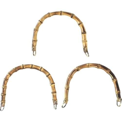 Bamboo Bag Handle Replacement for DIY Purse Making Handbag Shopping Tote
