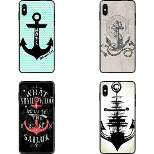 Navigation Anchor Black Soft TPU Screen Protector For Huawei Honor Mate Play V10 View 10 20 20X 30 Lite Pro Y3 Y5 Y9 Nova 3 3i