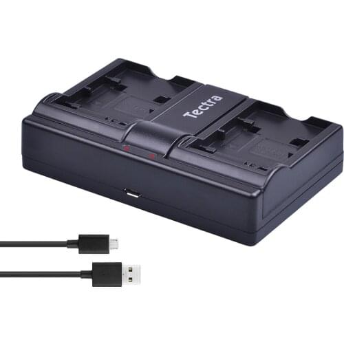 USB Dual Channel Charger for Panasonic VW-VBK360 VW VBK360 and Panasonic HC-V10, HC-V100, HC-V100M, HC-V500, HC-V500M, HC-V700