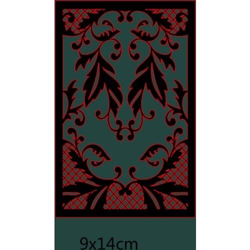 Metal Cutting Dies CHRISTMAS CARD TEMPLATE New for decor card DIY Scrapbooking stencil Paper Album template Dies 90*140mm