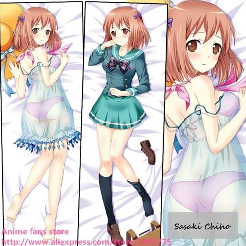 Cute Japanese Anime Hataraku Maou-sama Sasaki Chiho Lovely Pillowcase Pillow Case Cover decorative Hugging Body Bedding