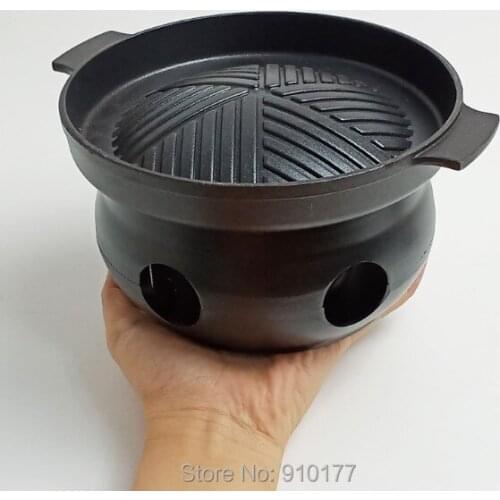 Mini barbecue grill table BBQ non-stick pan single person self-catering barbecue stove 111
