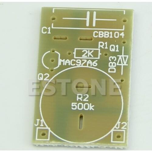 100W Dimmer Module with Switch Speed Regulation Module DIY Kit Components 83XA