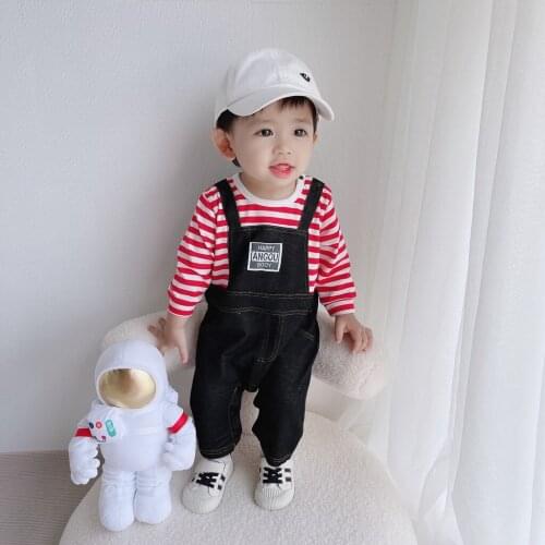 New Arrival Kids Boys Stitching Overall Pants