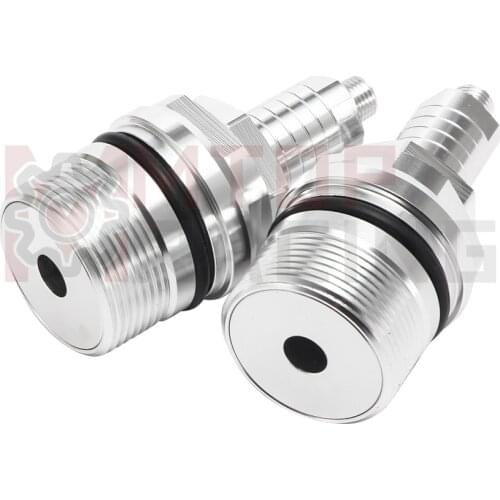 Preload Fork Caps For Honda CB400SS 2002-2008 VT250FN 1992 51454-428-003 Adjustable Fork Bolts Silver