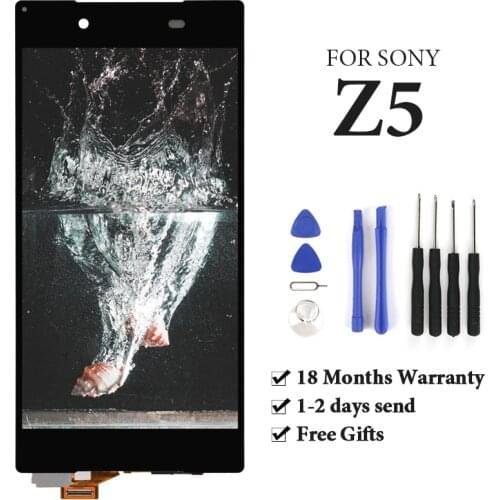 For Sony Xperia Z5 LCD Display With Touch Screen With Frame Assembly Replacement For Sony Xperia Z5 LCD E6603 E6633 E6653 E6683