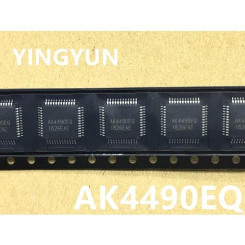 10PCS/LOT New original AKM4490 AK4490 AK4490EQ LQFP-48 120dB 2ch Audio decoding chip