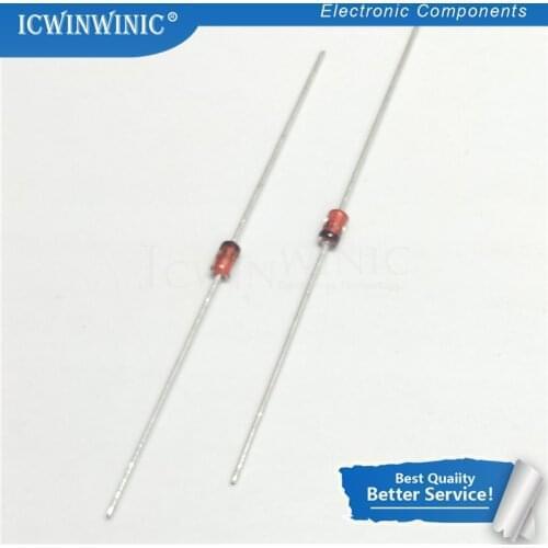 100piece 1N60 DO-35 1N60P Schottky Germanium Diode TV Radio FM Detection New original