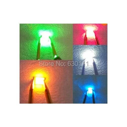 1000PCS/bag 5 Colors SMD 1206 LED Ultra Bright SMD 1206 LED White/ Blue /Red / Jade Green /Yellow Diodes kit high quality