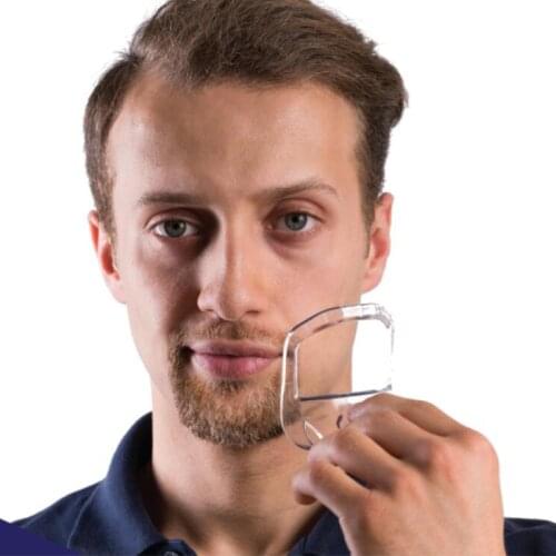 5 Pcs/set Beard Styling Tools for Men Fashion Goatee Shaping Template Beard Shaving Face Care Modeling Tool Gift for Husband