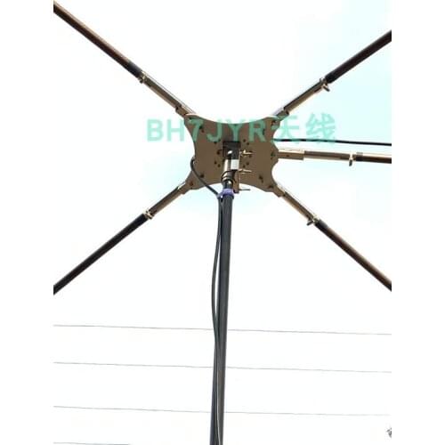 6-band spider web short-wave antenna, portable and fixed dual-use 7/14/18/21/24/29Mhz amateur segment