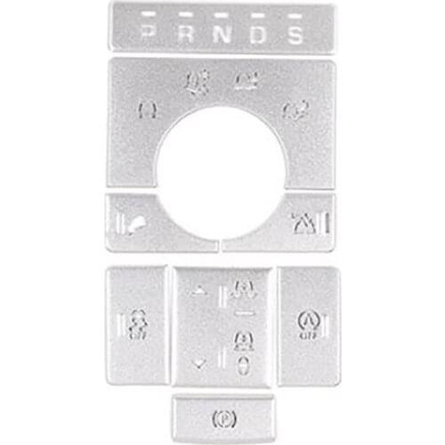 8PCS for Land Rover Discovery 5 2019 Car Center Console Electronic Hand Brake Switch Button P Parking Cover Sticker Trim