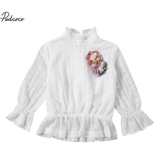 APORAKE White Blouses For Girls