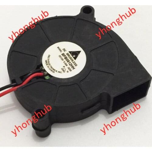 Delta Electronics BFB0512HH DC 12V 0.32A 50x50x15mm 2-wire Server Cooler Fan