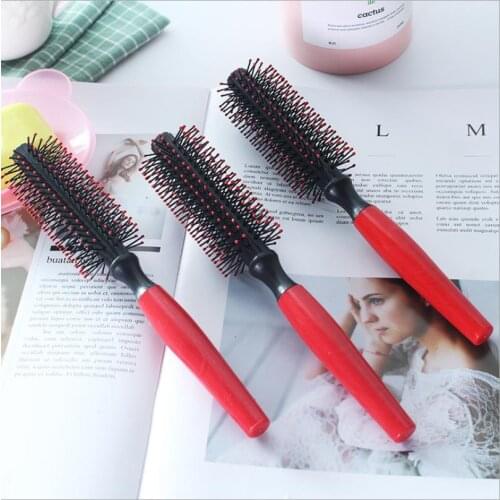 Hair Comb Heat Resistant Anti-static Drying Curling Brushes Curly Massage Roller Hairdressing Salon Care Styling Tools T0122
