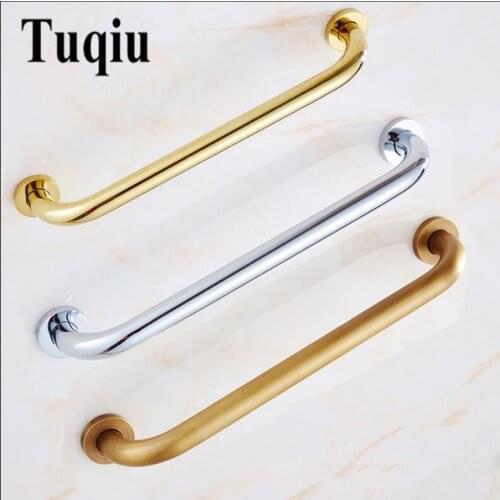 Bathroom armrest brass bathroom handle bathtub armrest handrail Grab Bar Gold/Chrome/Antique Bronze Hand bar Safety bar