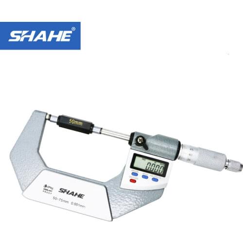 Shahe 0.001 mm micrometer digital 50-75 mm IP 65 micrometer digital 50-75 mm