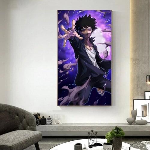 My Hero Academia Anime Poster Digital Illustration Anime Picture Poster Canvas Art Prints,20 x 28 Inches,No Frame